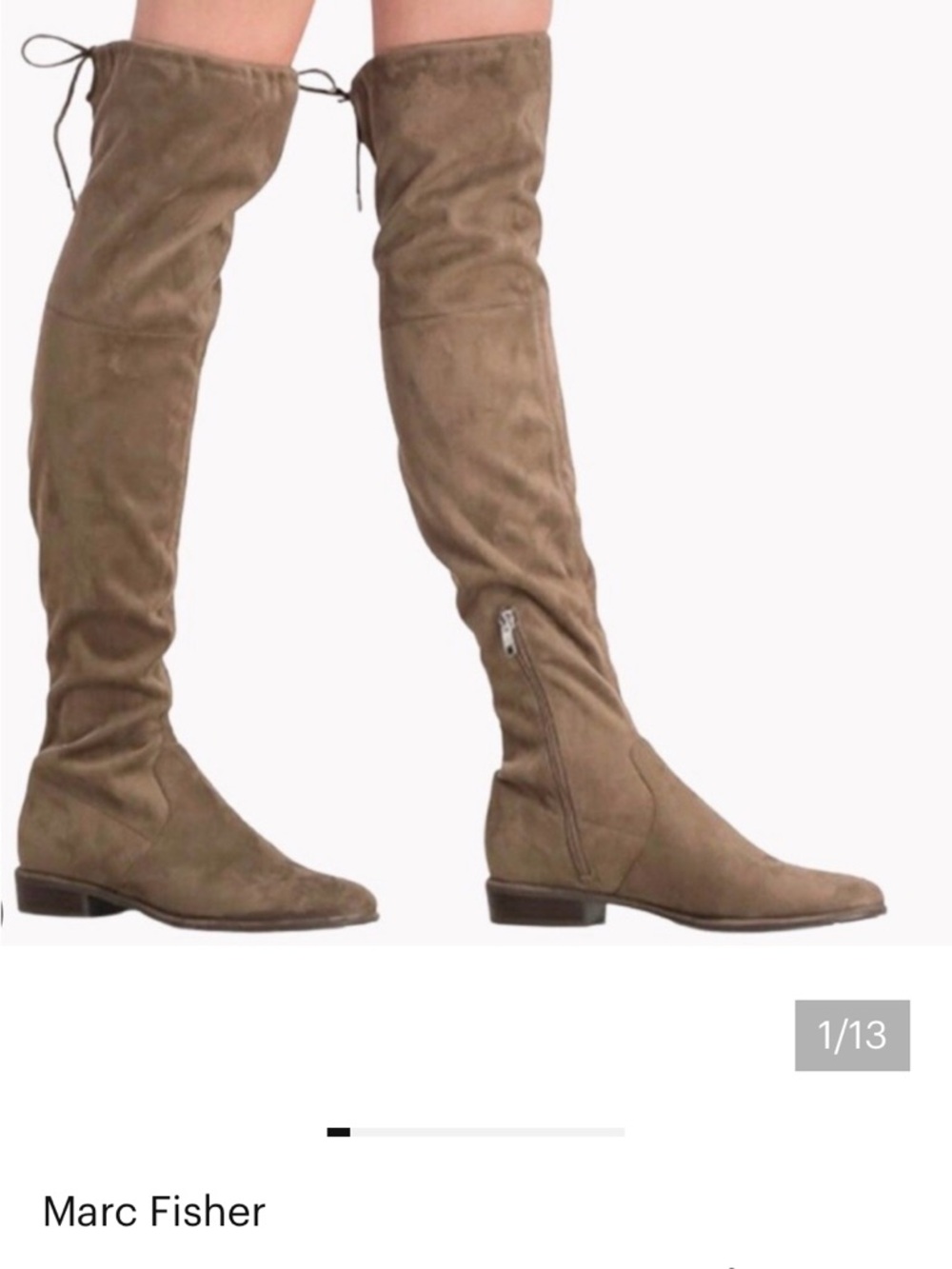 NWOT Marc Fisher Over the Knee suede boots